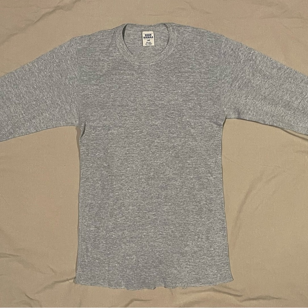 Vintage High Sierra Heather Gray Long Sleeve Tee